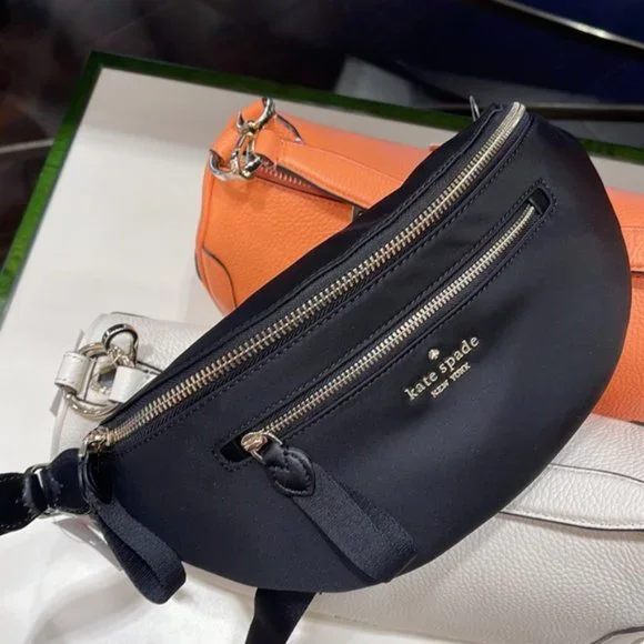 Kate Spade Chelsea Nylon Belt Bag Fanny Pack Black - Picture 13 of 16